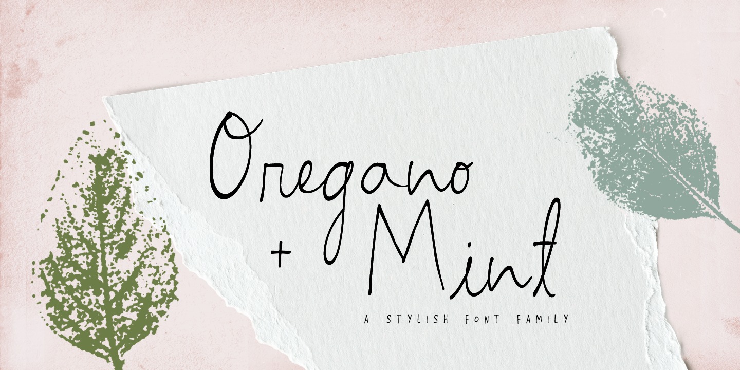 Oregano & Mint Font